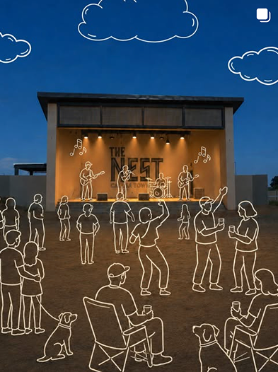 Catch a live show at The Nest!